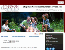 Tablet Screenshot of chapman-cornelius.com